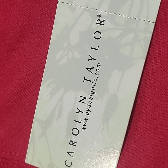 NWT Red Carolyn Taylor Mock Turtleneck size XS - Picture 3 of 7